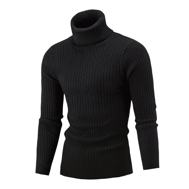 WW | Luxuriöser gestrickter Rollkragenpullover für Männer