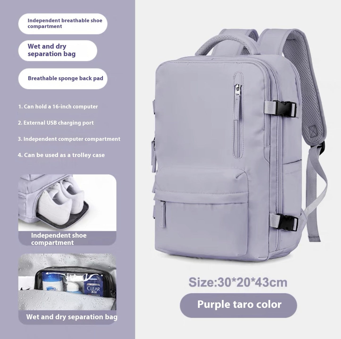 WW | Spacious Versatile Backpack