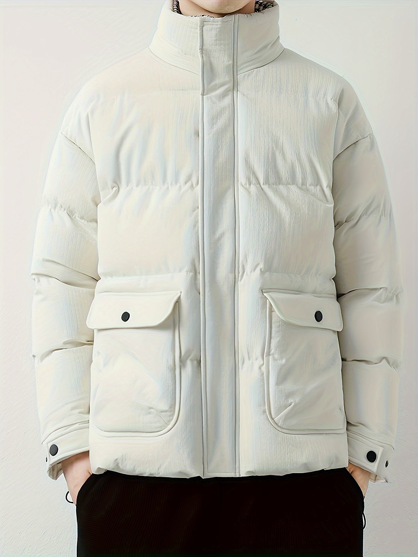WW | The casual down coat for men with stand-up collar and quilting - Ideal for autumn/winter