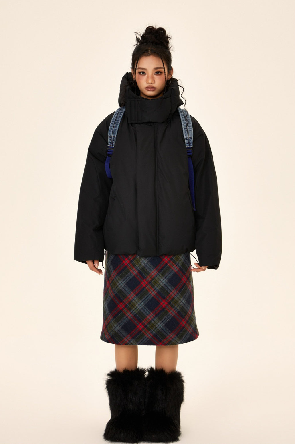 WW | Stehkragen-Pufferjacke