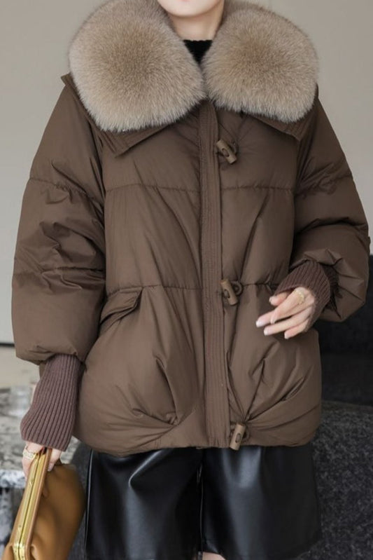 WW | Revers Cropped Puffer Jacket