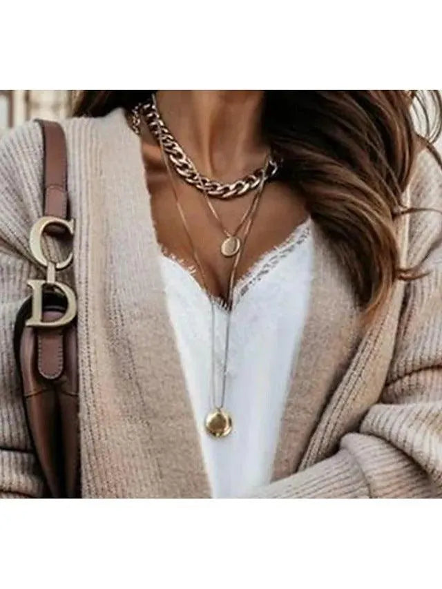 WW | Cardigan with buttons and long sleeves