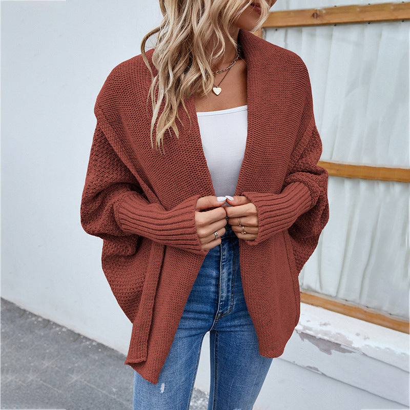 WW | Wide-cut knitted cardigan, autumn-winter fashion trend