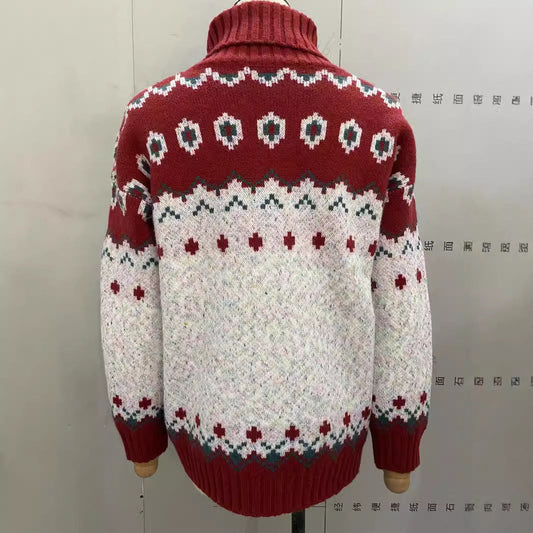 WW | Warmer Strickpullover im Norweger-Stil