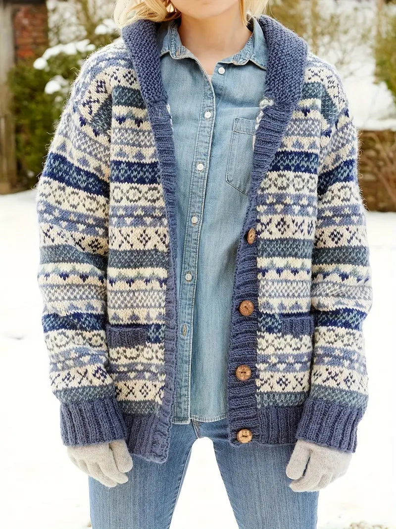 WW | Streifenmuster-Cardigan