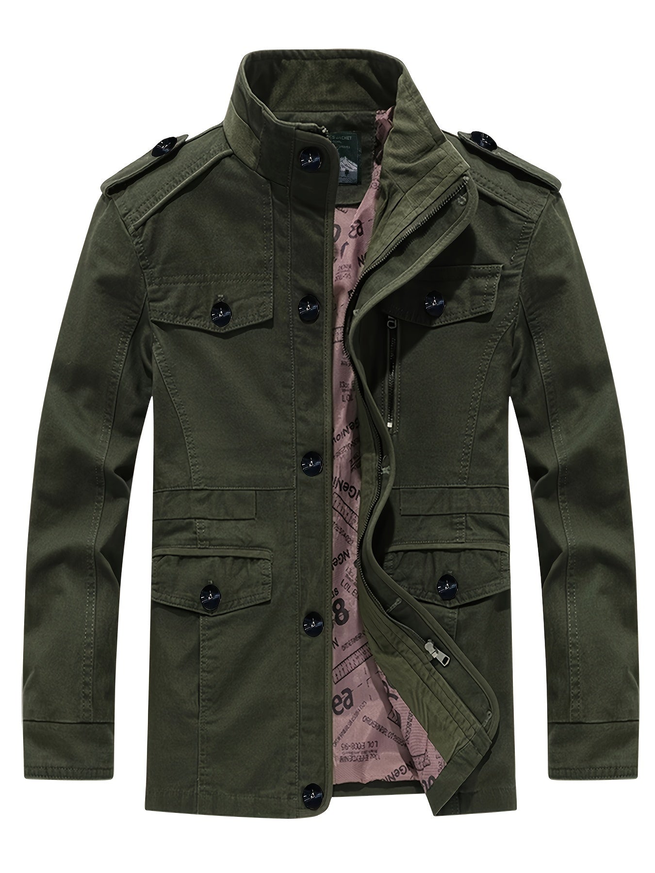 WW | Winterjacke mit Reißverschluss für Herren - Ideal für Outdoor-Aktivitäten