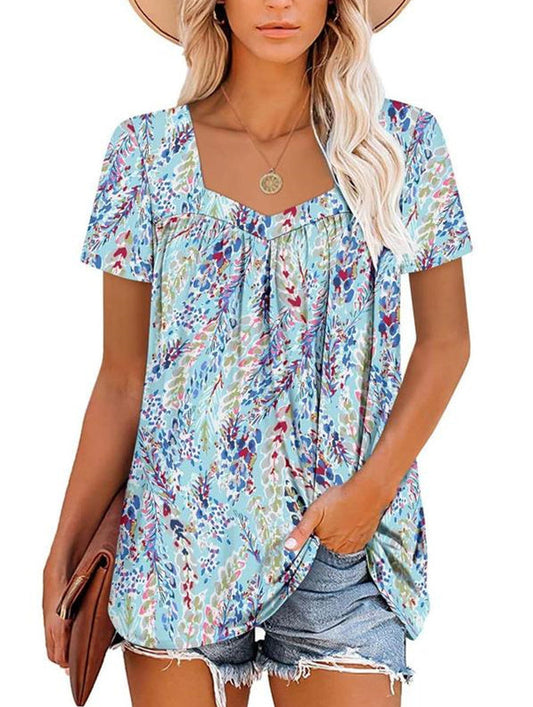 SOREYA™ | Luftiges Top mit Garten-Print
