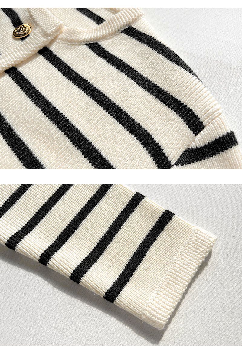 WW | Cozy striped knit sweater for autumnal layered looks