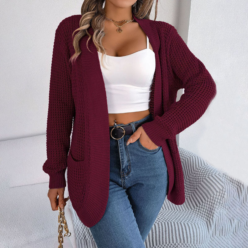 WW | Fashionable knit cardigan with pattern