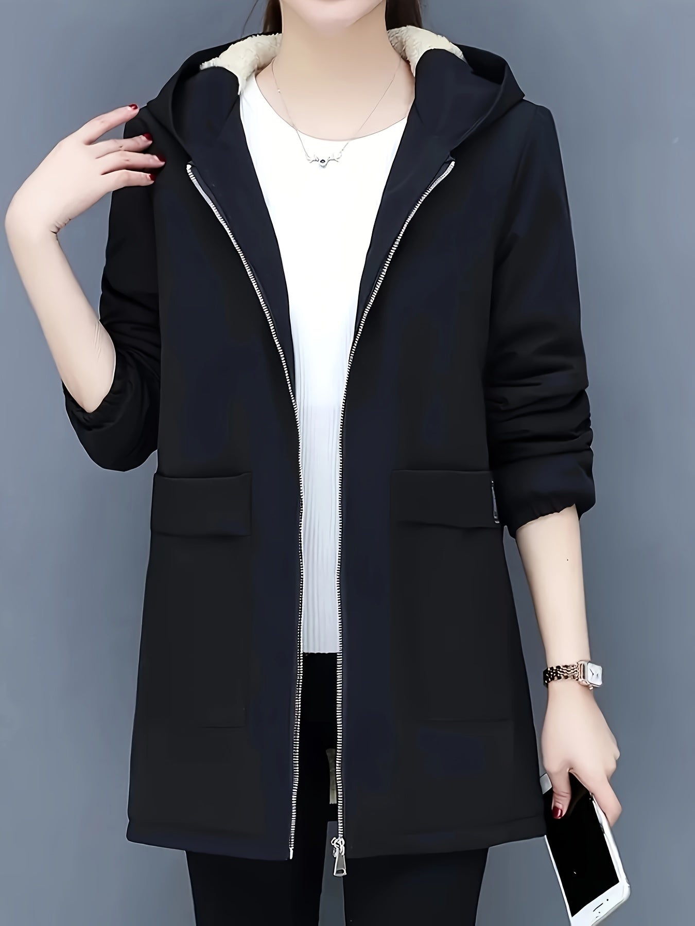 WW | Kurze Fleece Winterjacke für Frauen - Perfekt für Wintertage