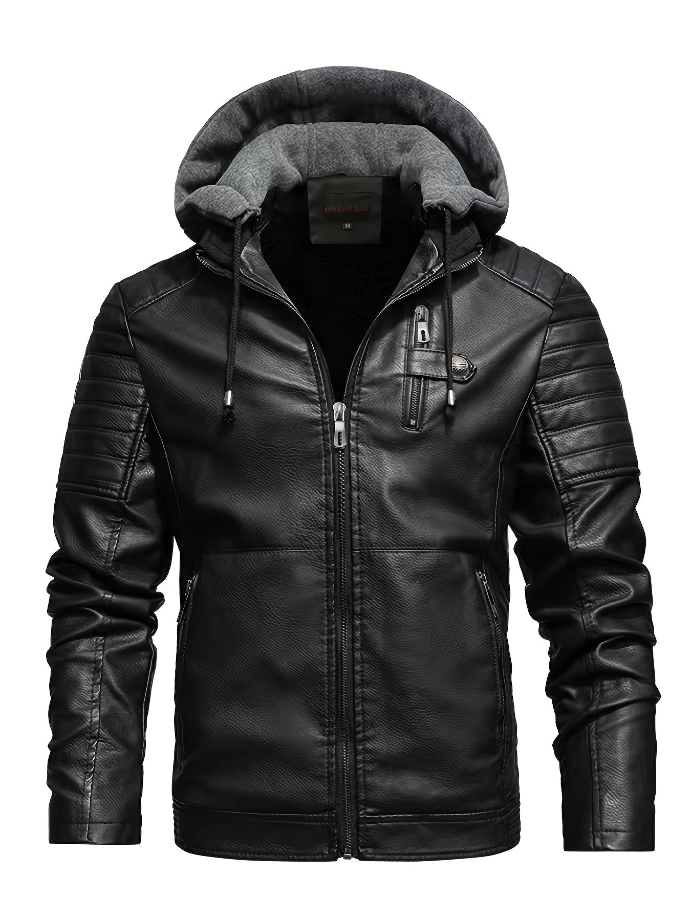 WW | Modische Winddichte Lederjacke