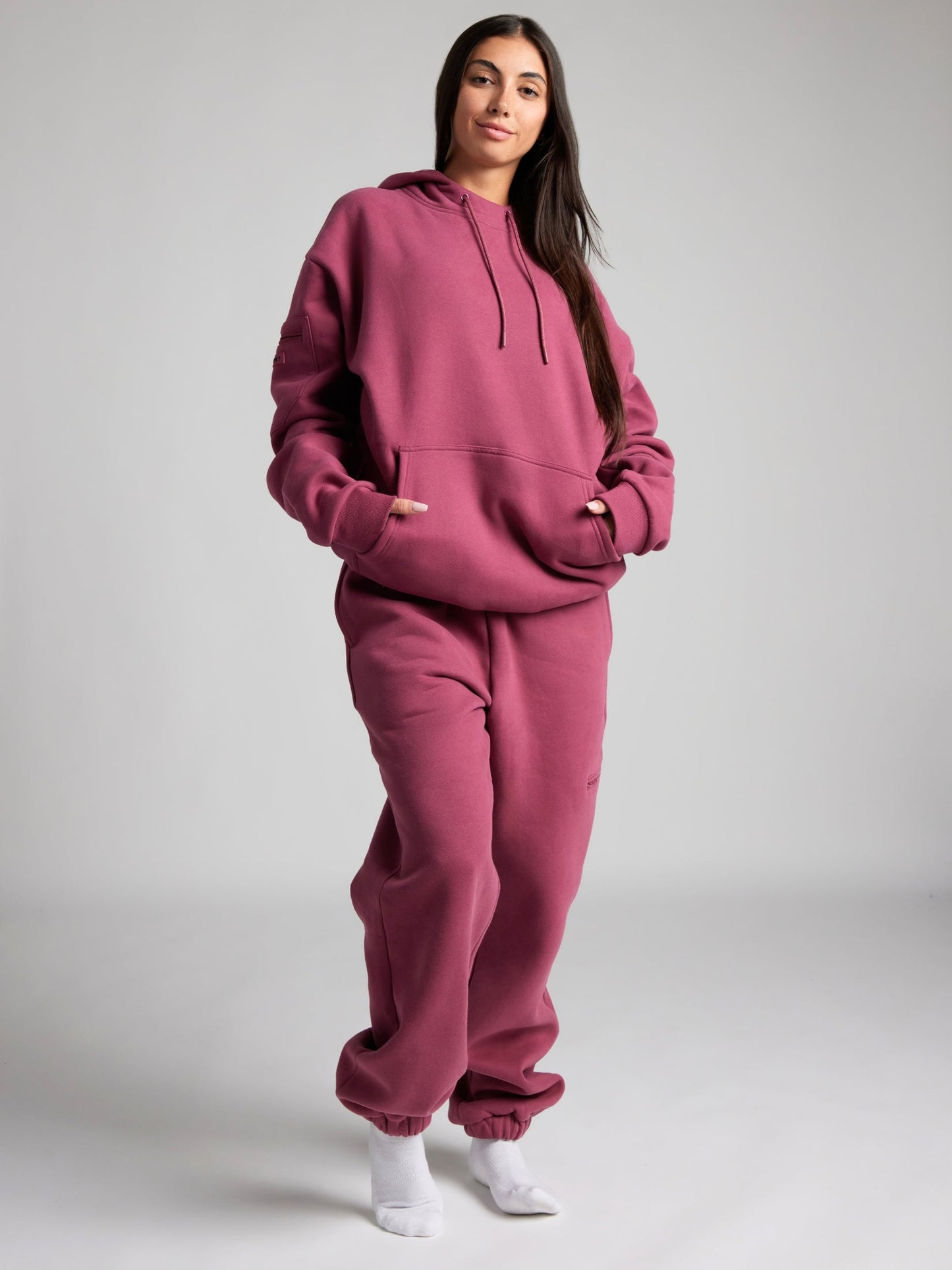 WW | Cozy travel hoodie with airplane mode graphic
