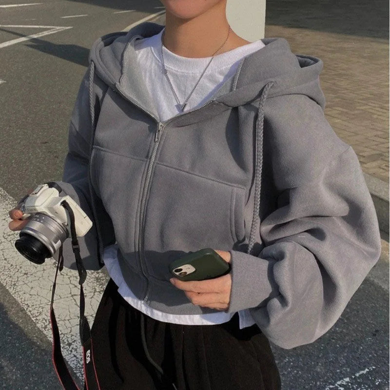 WW | Stylish Short Hoodie