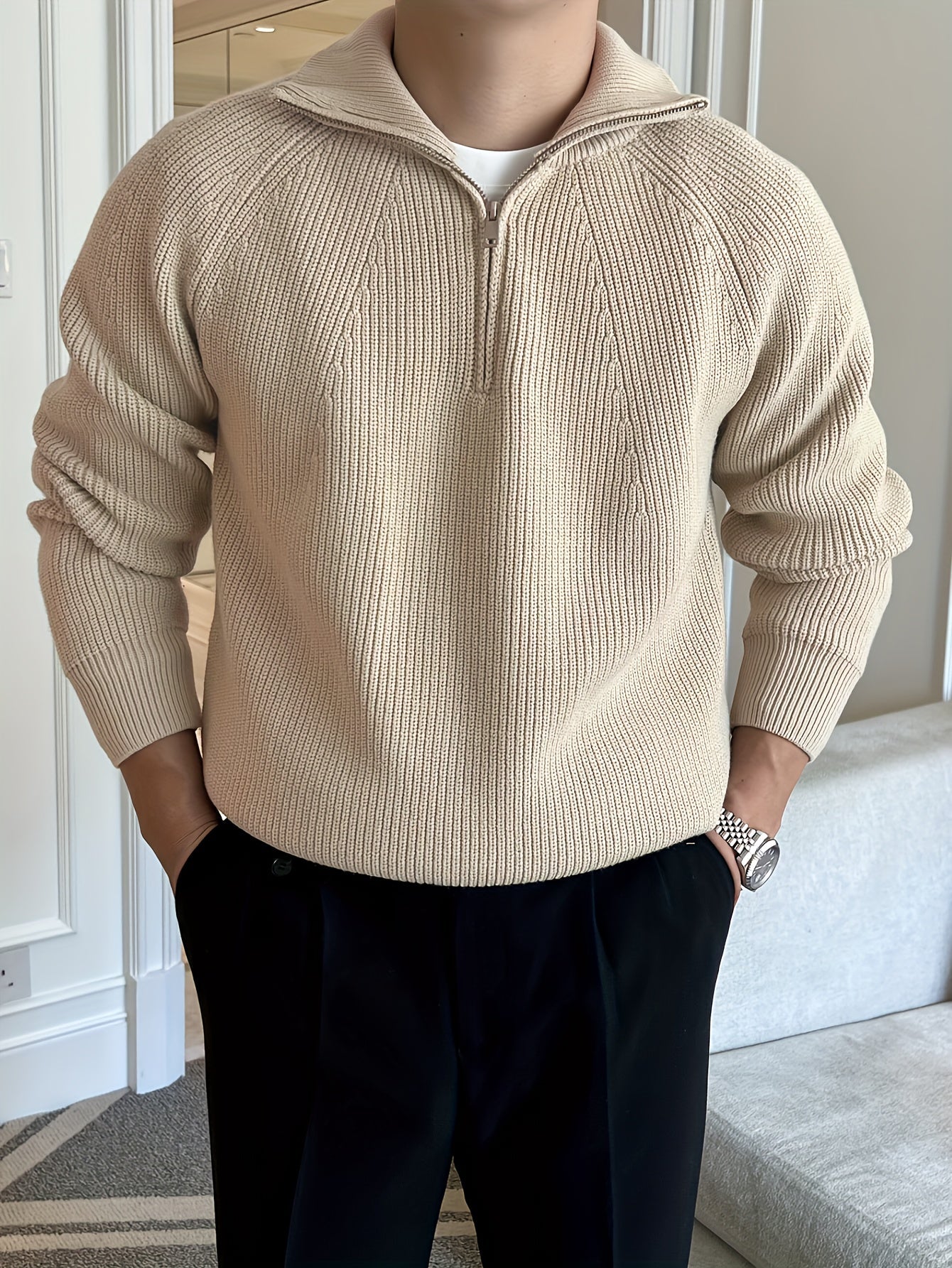 WW | Men's Casual Zip Pullover