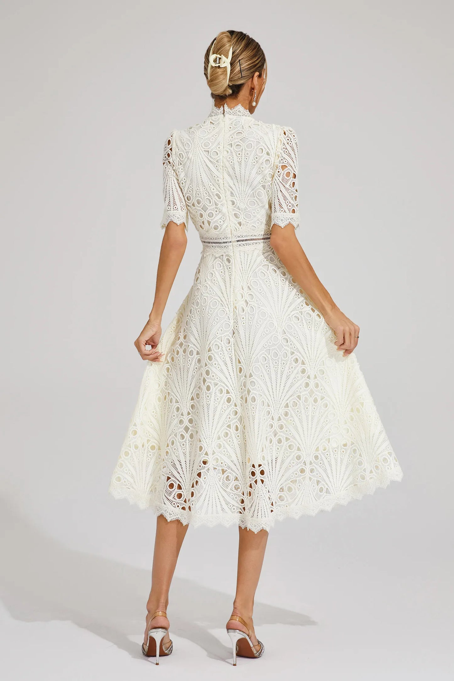 Hallie | Ruched Midi Dress