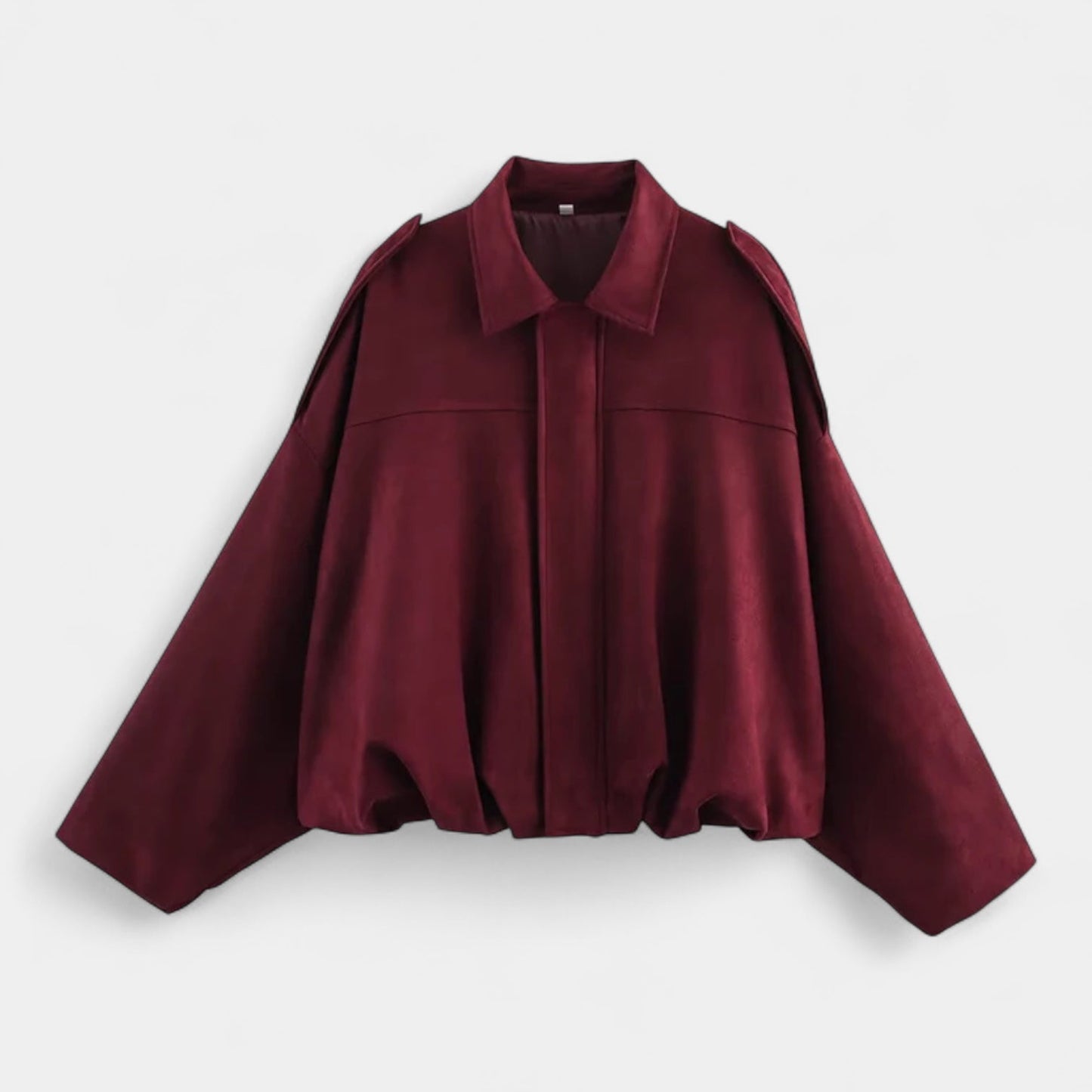 WW | Modehaus - Damenjacke im Militärstil aus Wildlederimitat