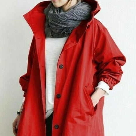 WW | Hooded Rain Jacket - Waterproof - Oversized Windbreaker