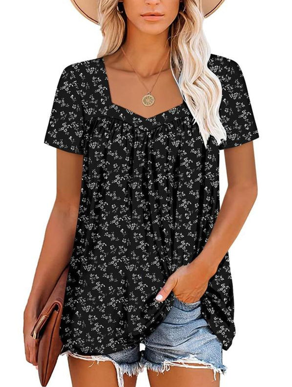 SOREYA™ | Airy Top with Garden Print