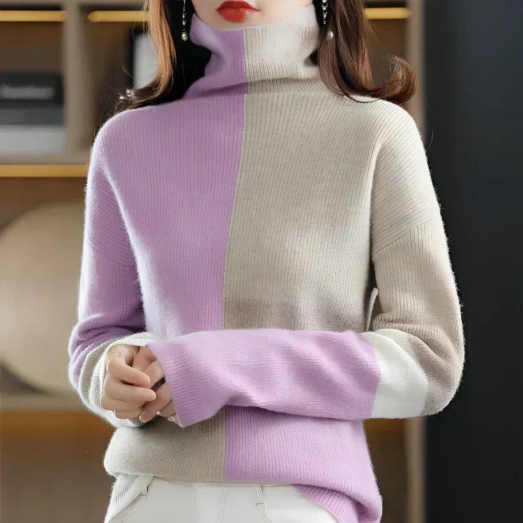 WW | Kuschelpullover mit Farbakzenten für den Winter