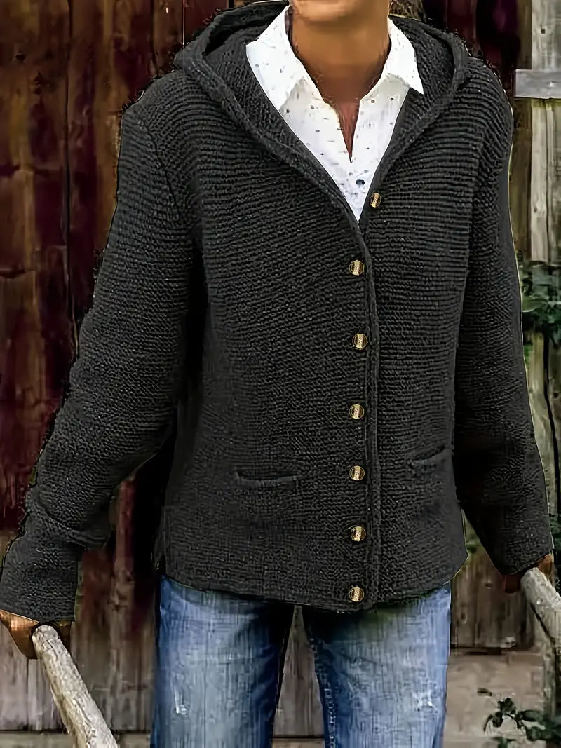 WW | Soft hooded cardigan