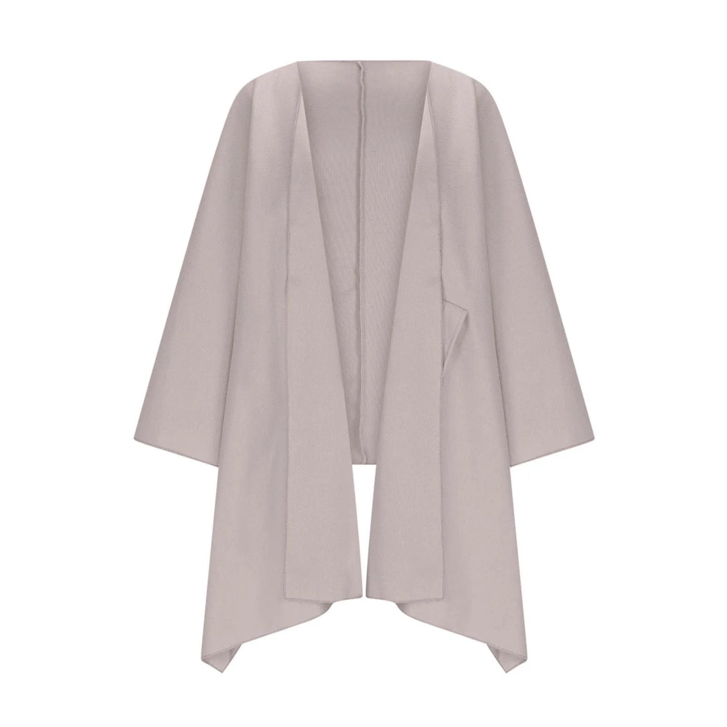 WW | Cosy knitted long cardigan with batwing sleeves