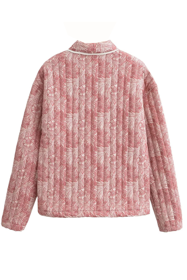 WW | Fashion Versatile Printed Cardigan Long Sleeve Cotton Jacket