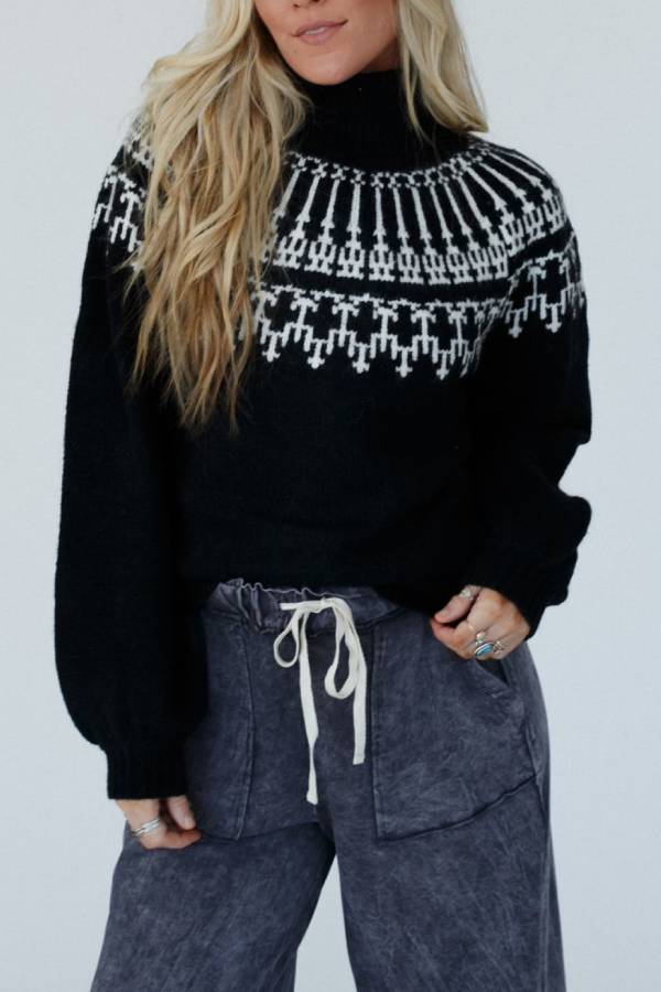WW | Weihnachts Verdickte Rollkragen Langarm Gestrickter Pullover