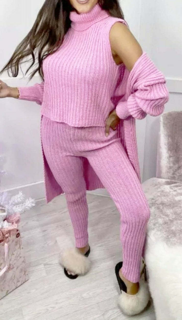 WW | Women's 3-piece Knitted Loungewear