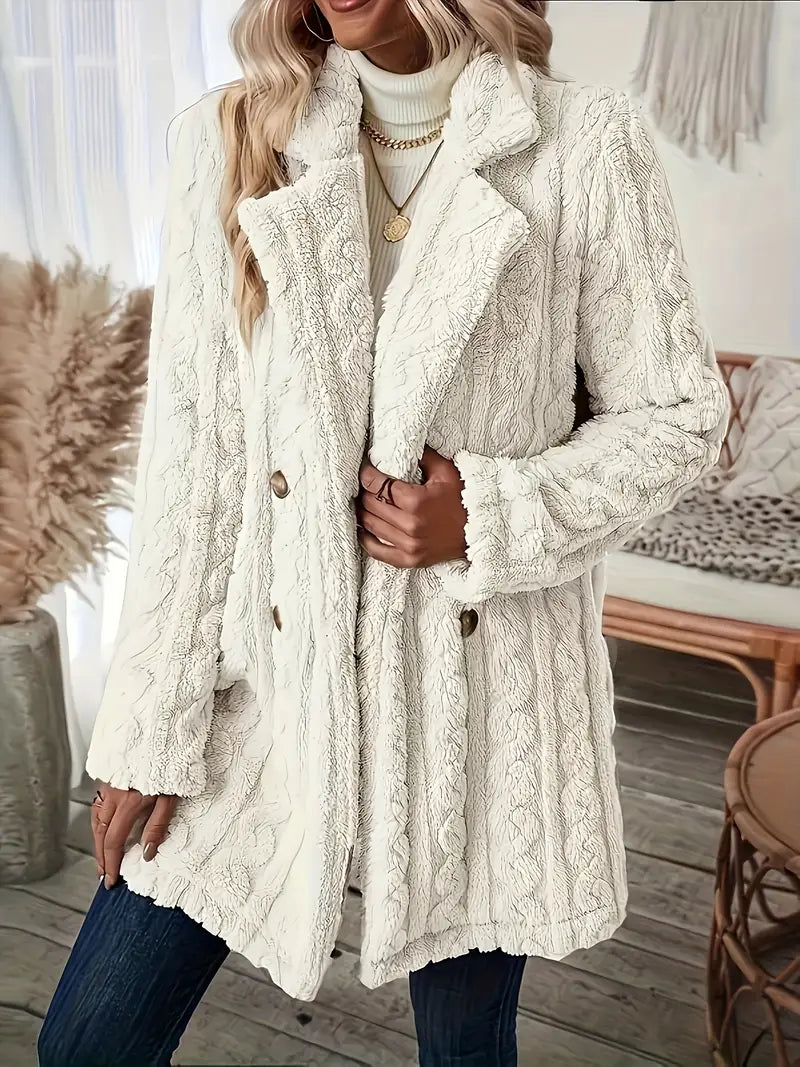 WW | Thermo-Mantel für Damen weich und glatt mit langen Ärmeln und elegant
