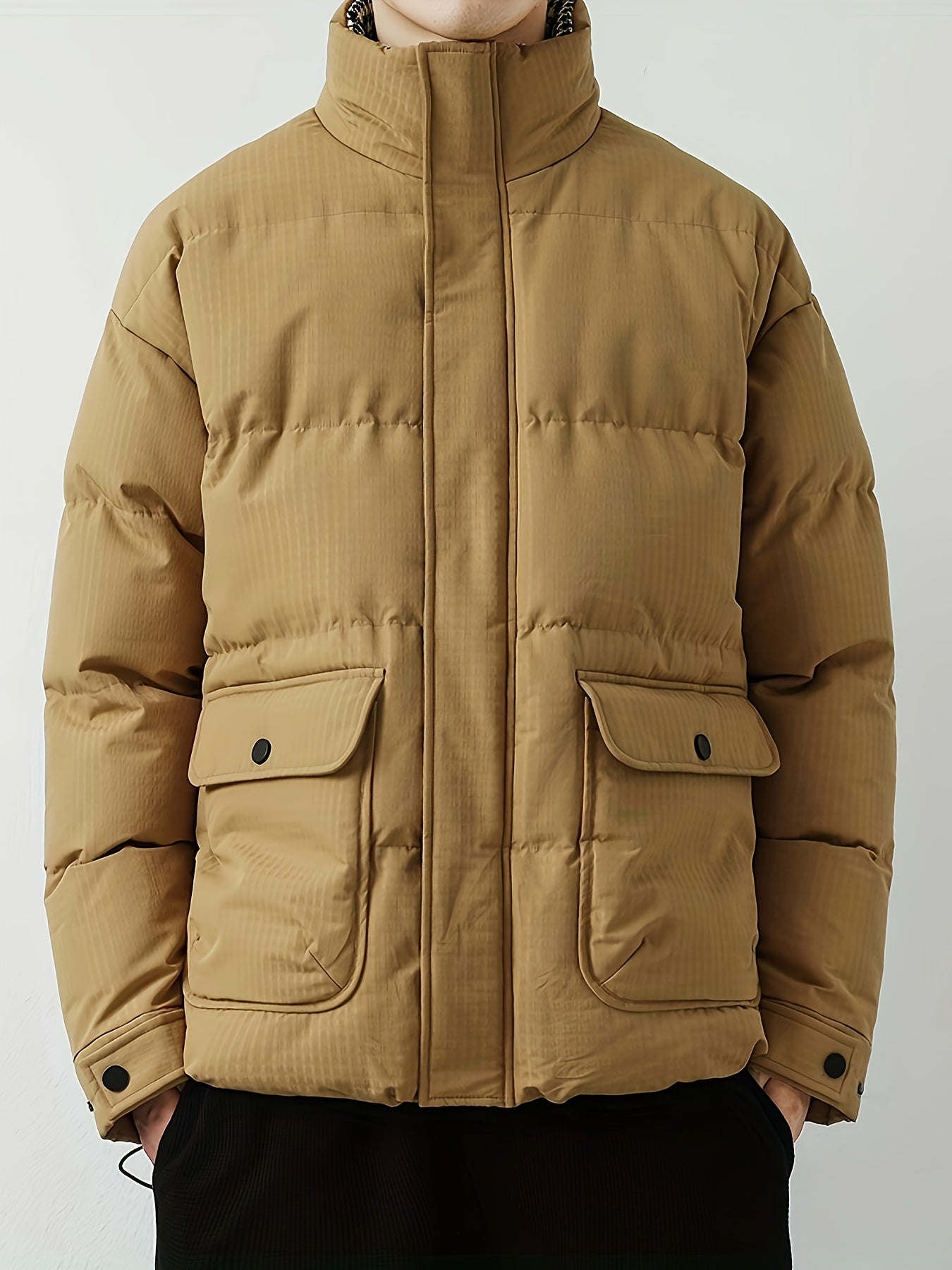 WW | The casual down coat for men with stand-up collar and quilting - Ideal for autumn/winter