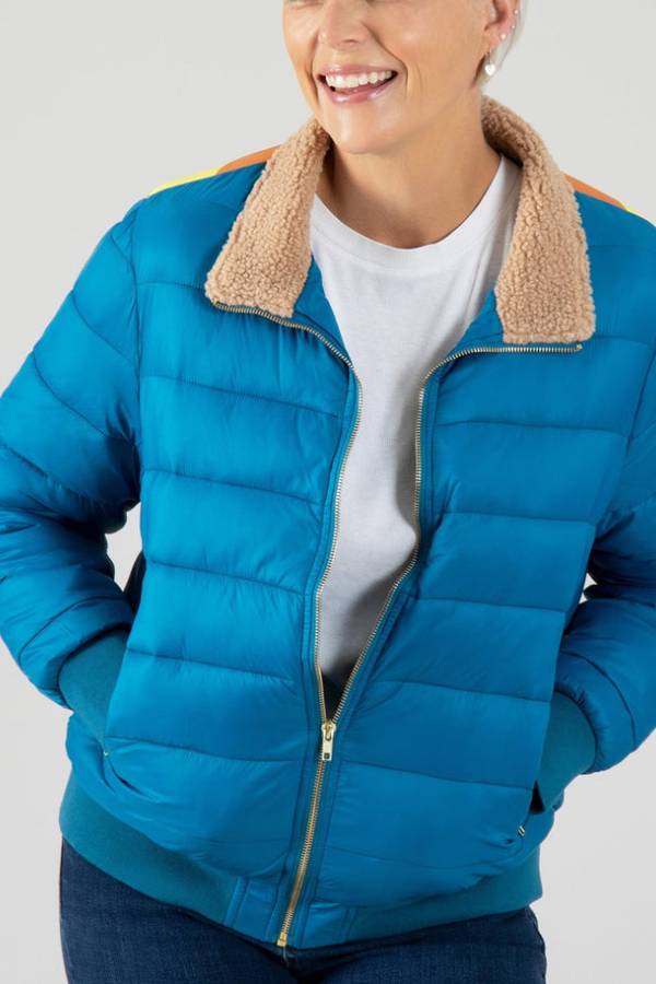 WW | Rainbow Retro Stripe Insulated Jacket
