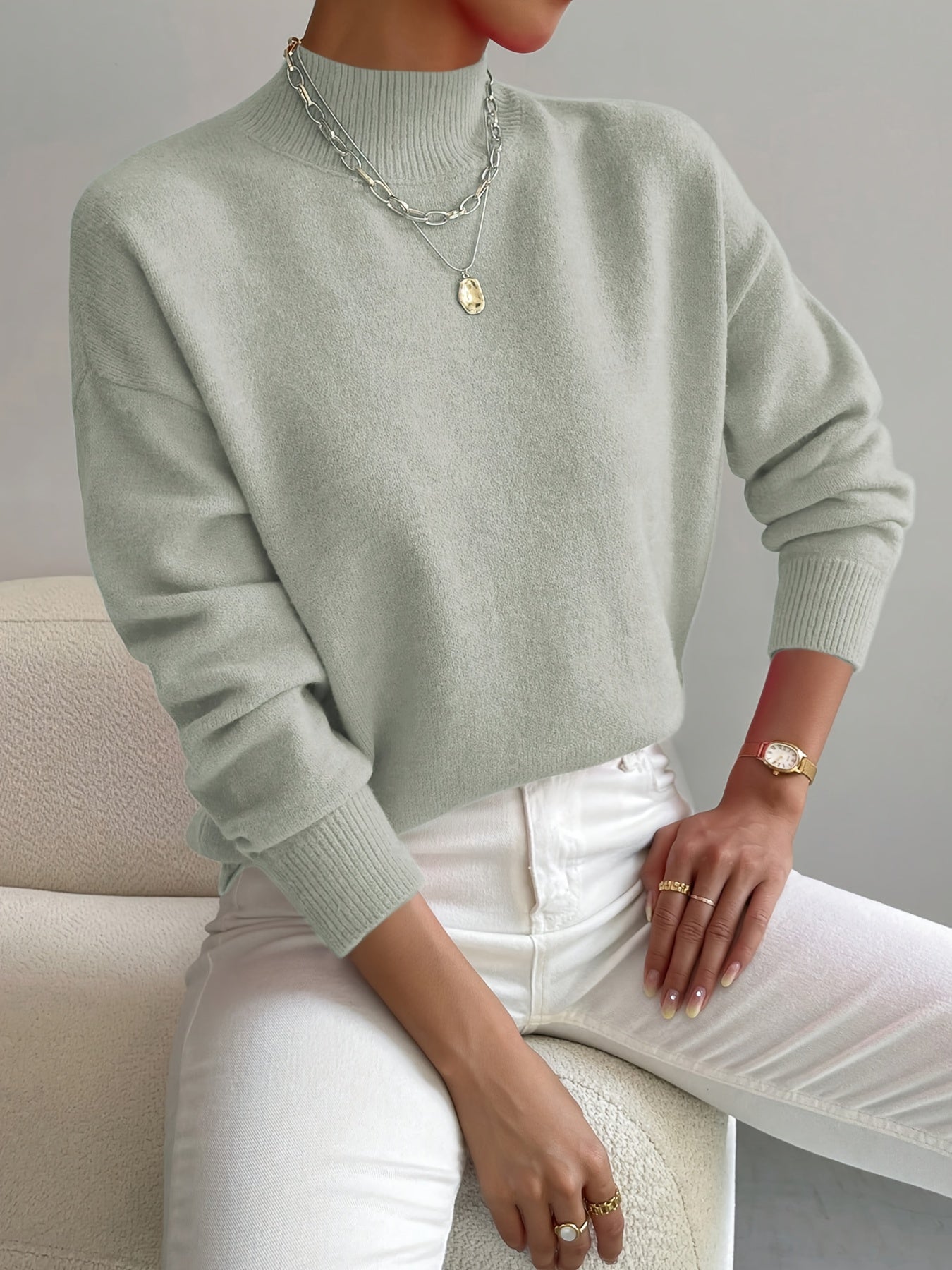 WW | elegant turtleneck sweater