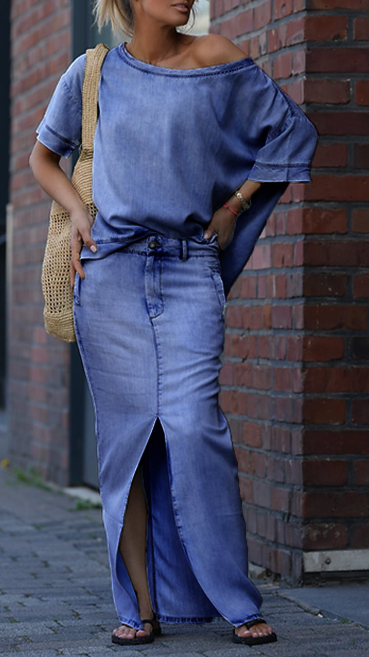 Amora™ | Casual Denim Suit