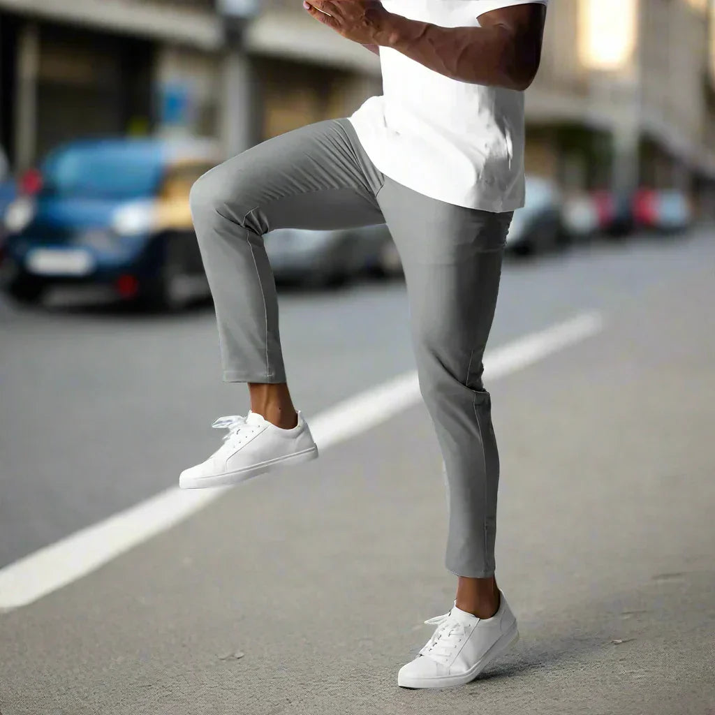 WW | Slim Fit Chinos Baumwoll Stretch Knöchellang Bequem Und Vielseitig
