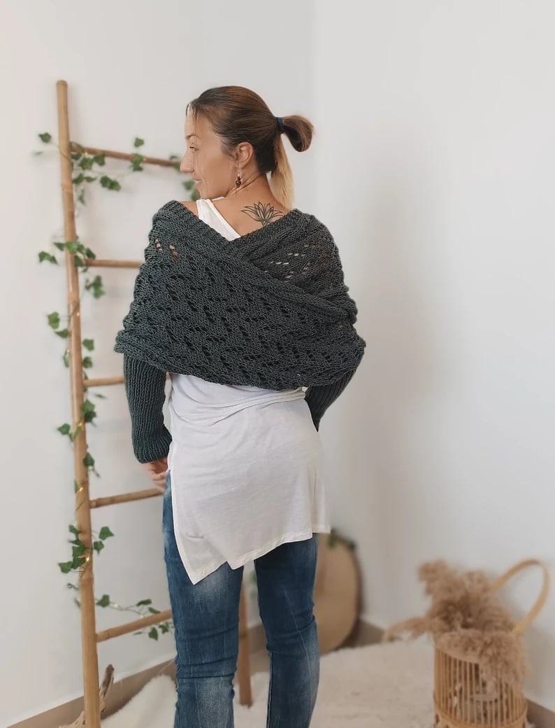 WW | Scarf - elegant women's woven wrap