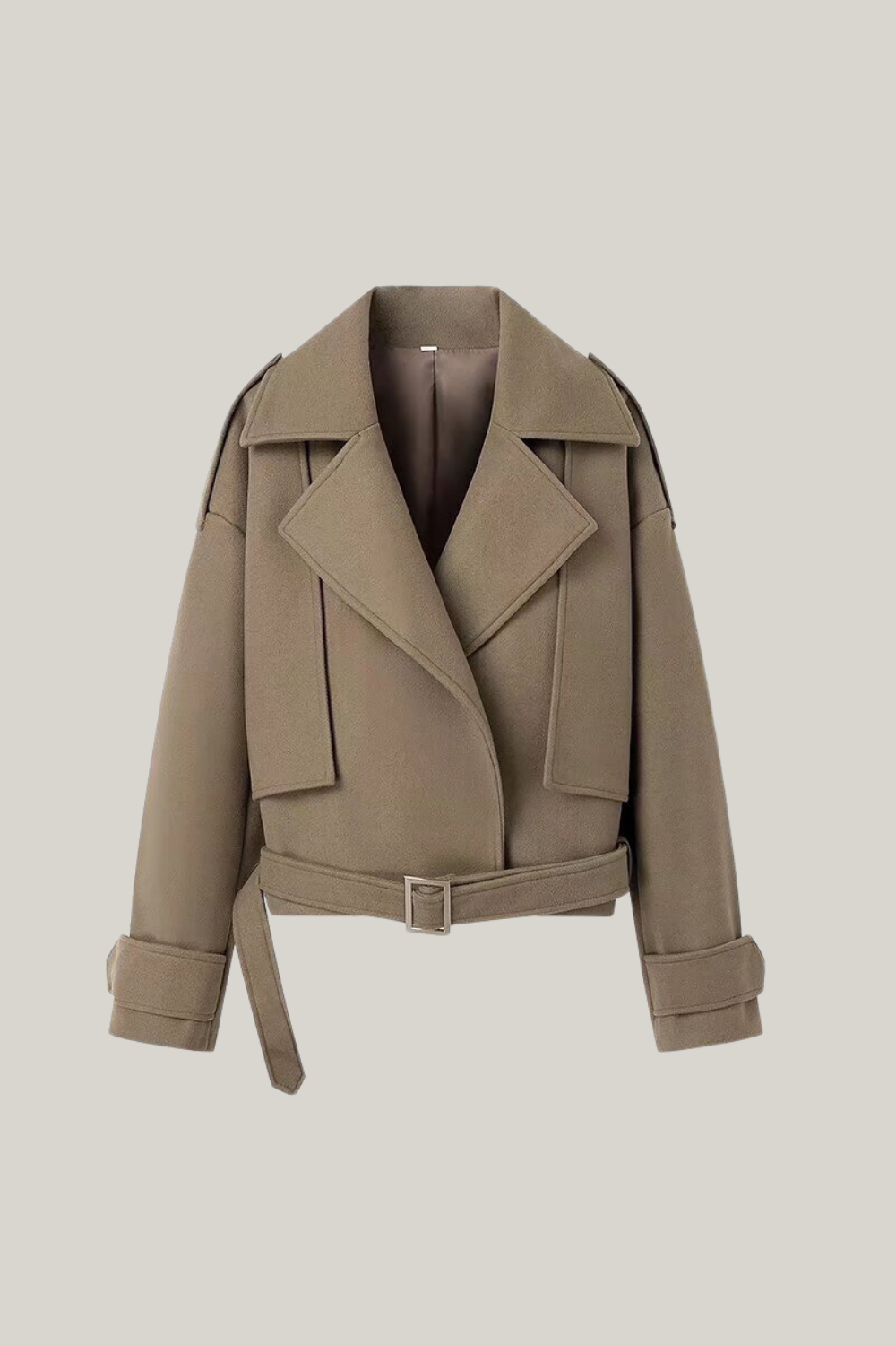WW | Kragenbeltes Jacke