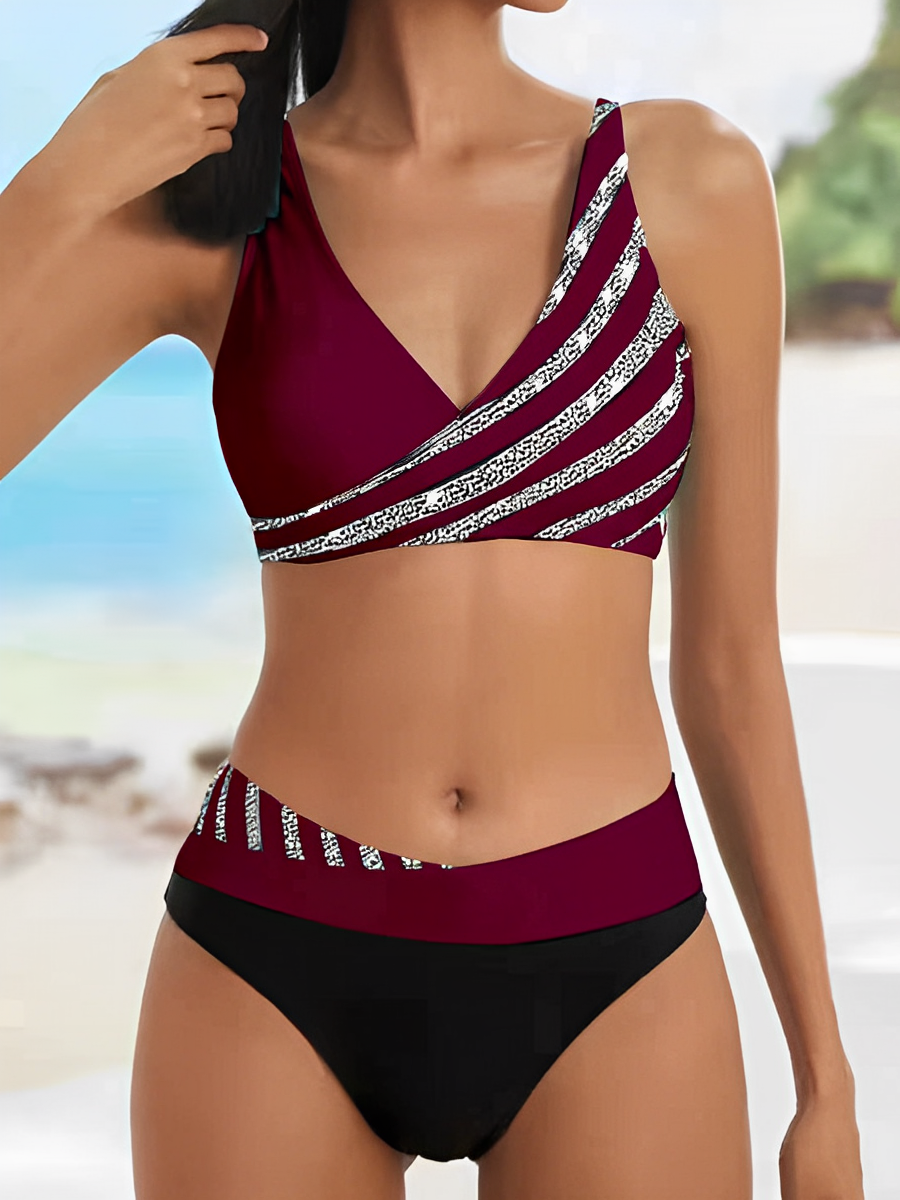 WW | Bikini Sommer Gestreift Luxus