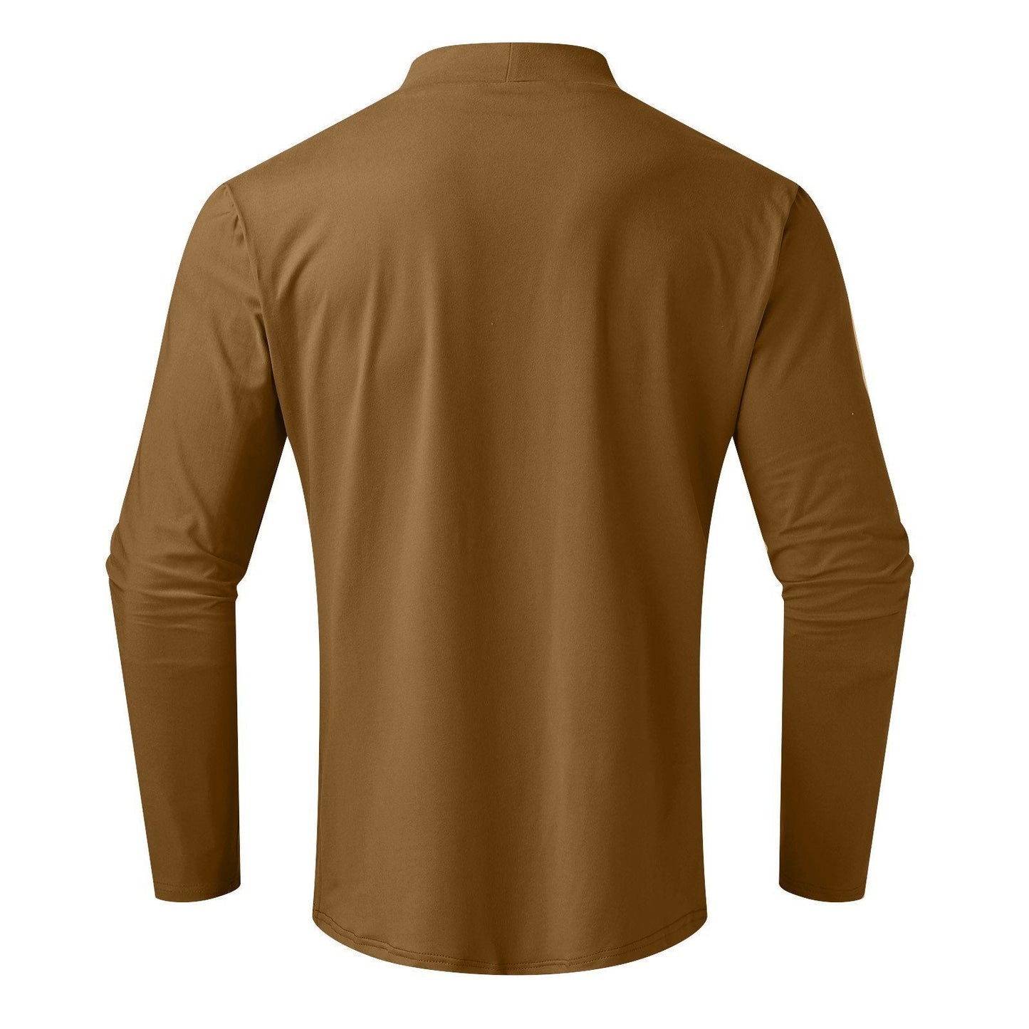WW | Fit Langarm-T-Shirt für Herren mit Stehkragen