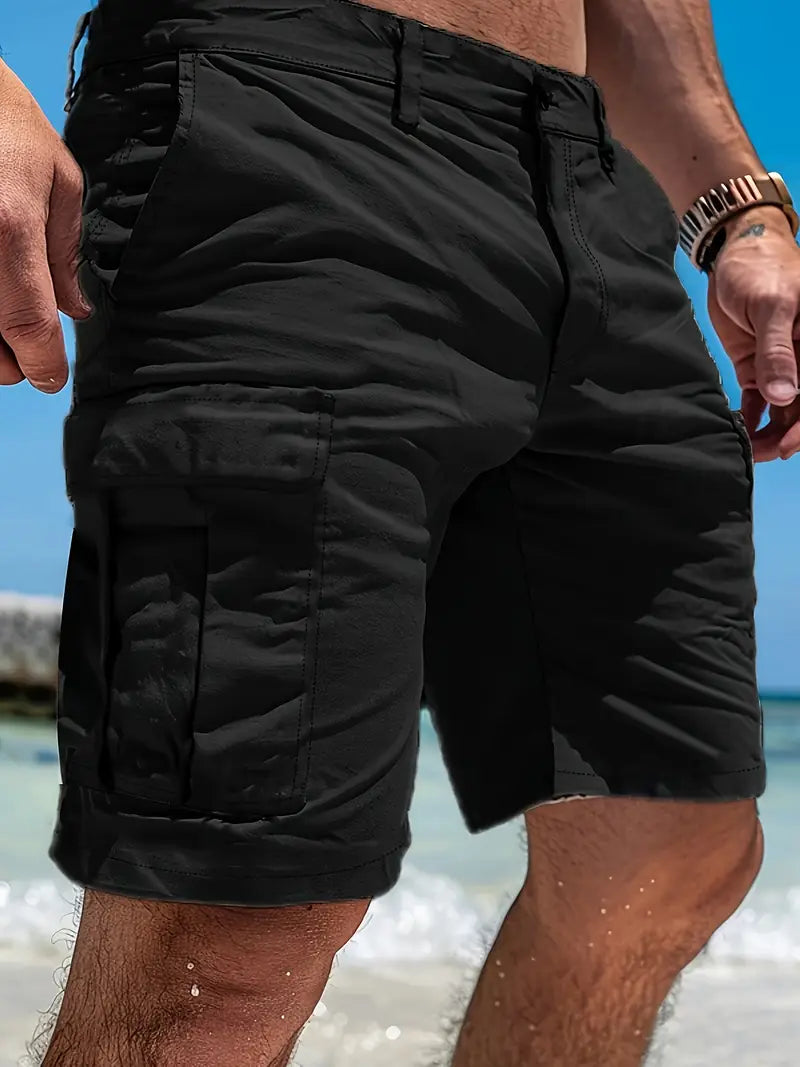 Men's Noel Cargo Shorts - Black