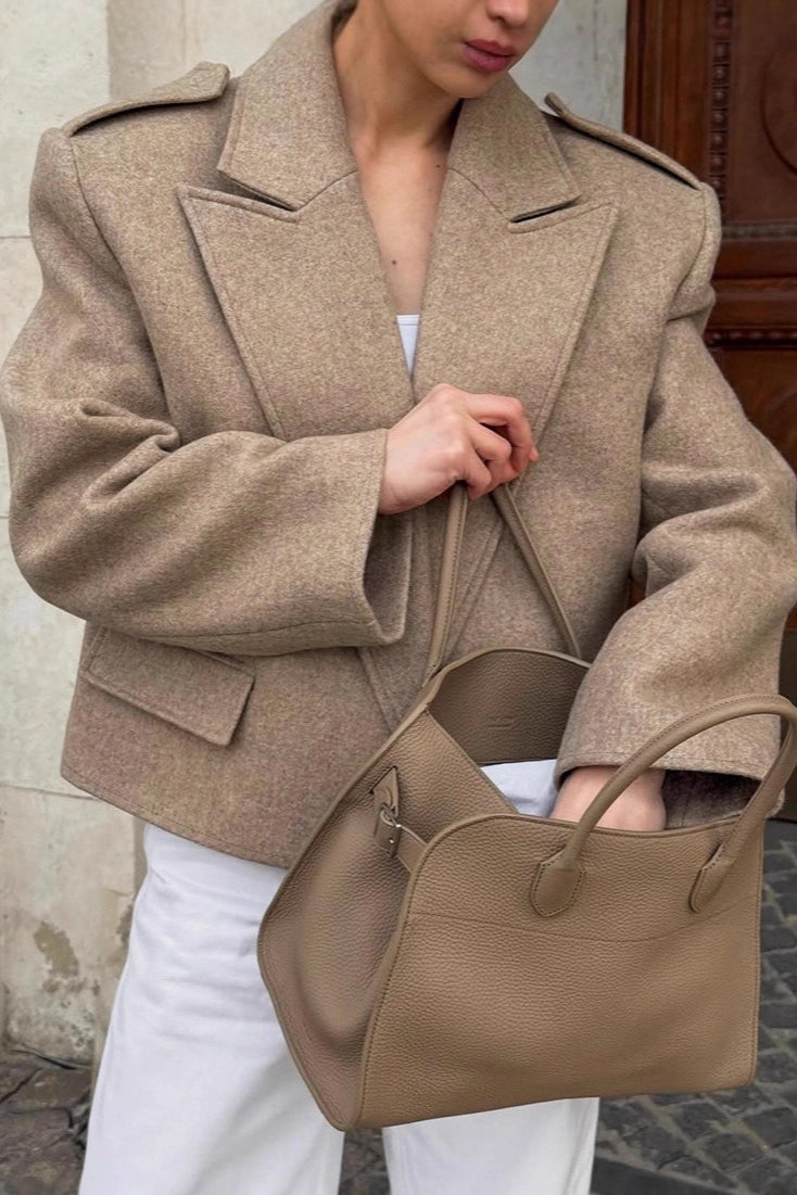 WW | Wolle Schulterpolsterjacke