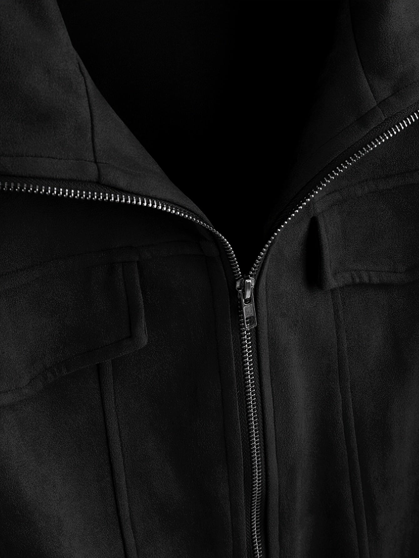 WW |  Einfarbige Warme Fleece Bedruckte Winterjacke Für Herren - Ideal für Winter