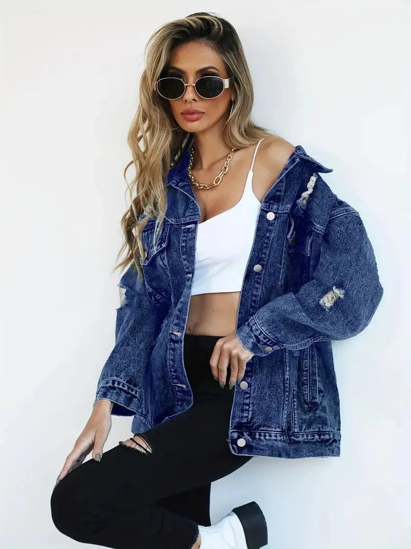 WW | Oversized Denim Jacket for Women