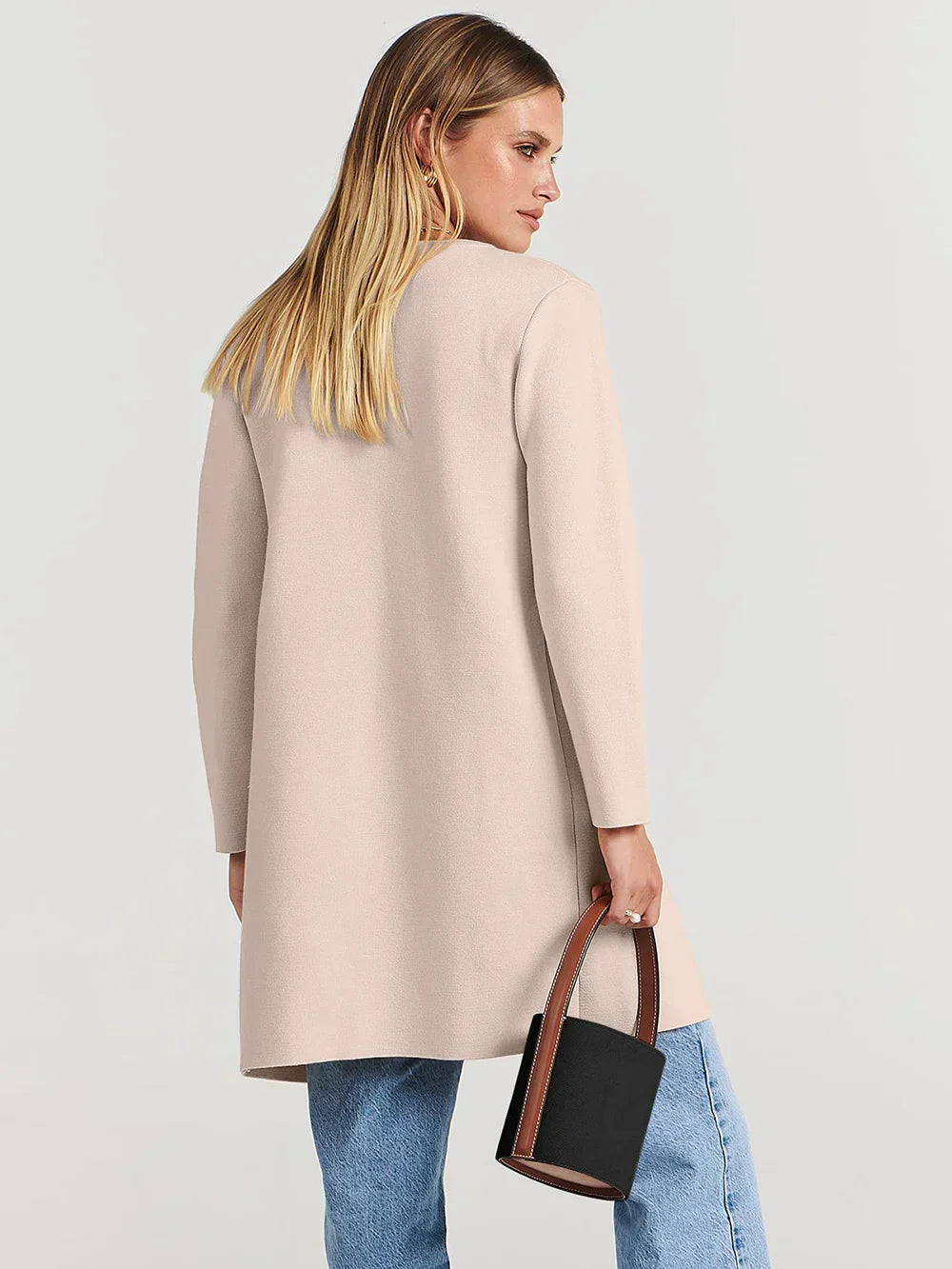 WW | Coat - Loose Fit - Knee-length - Wide Lapels - Minimalist Design