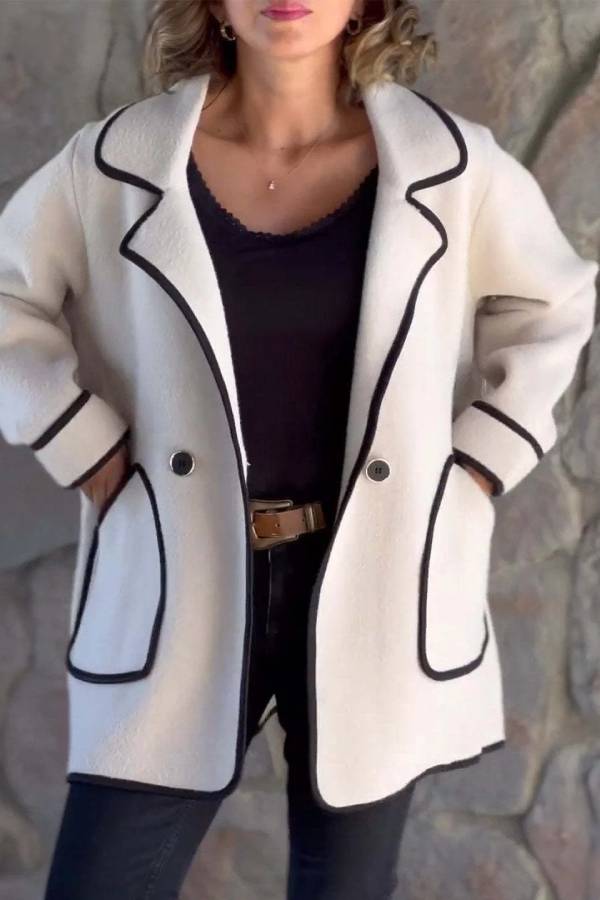WW | Suit Collar Double-Sided Wool Jacket