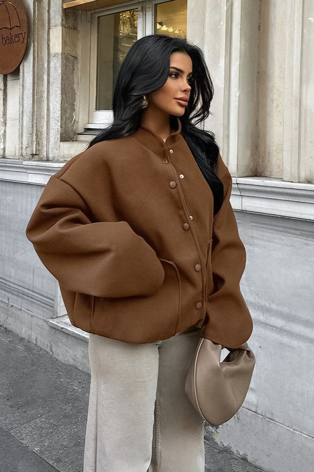 WW | Wollen Stehkragenjacke