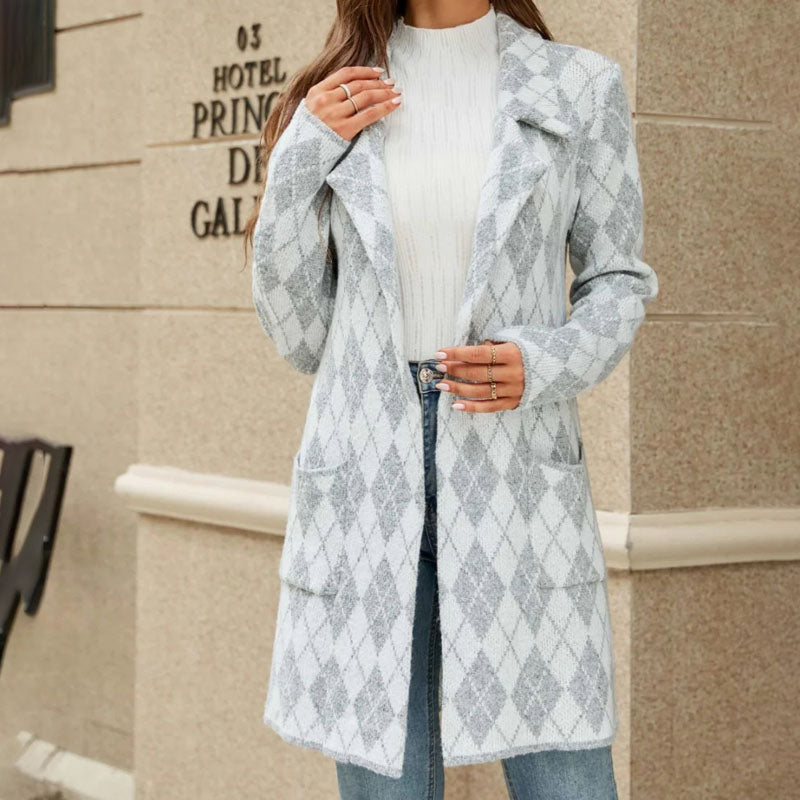 WW | Geometric Knit Coat