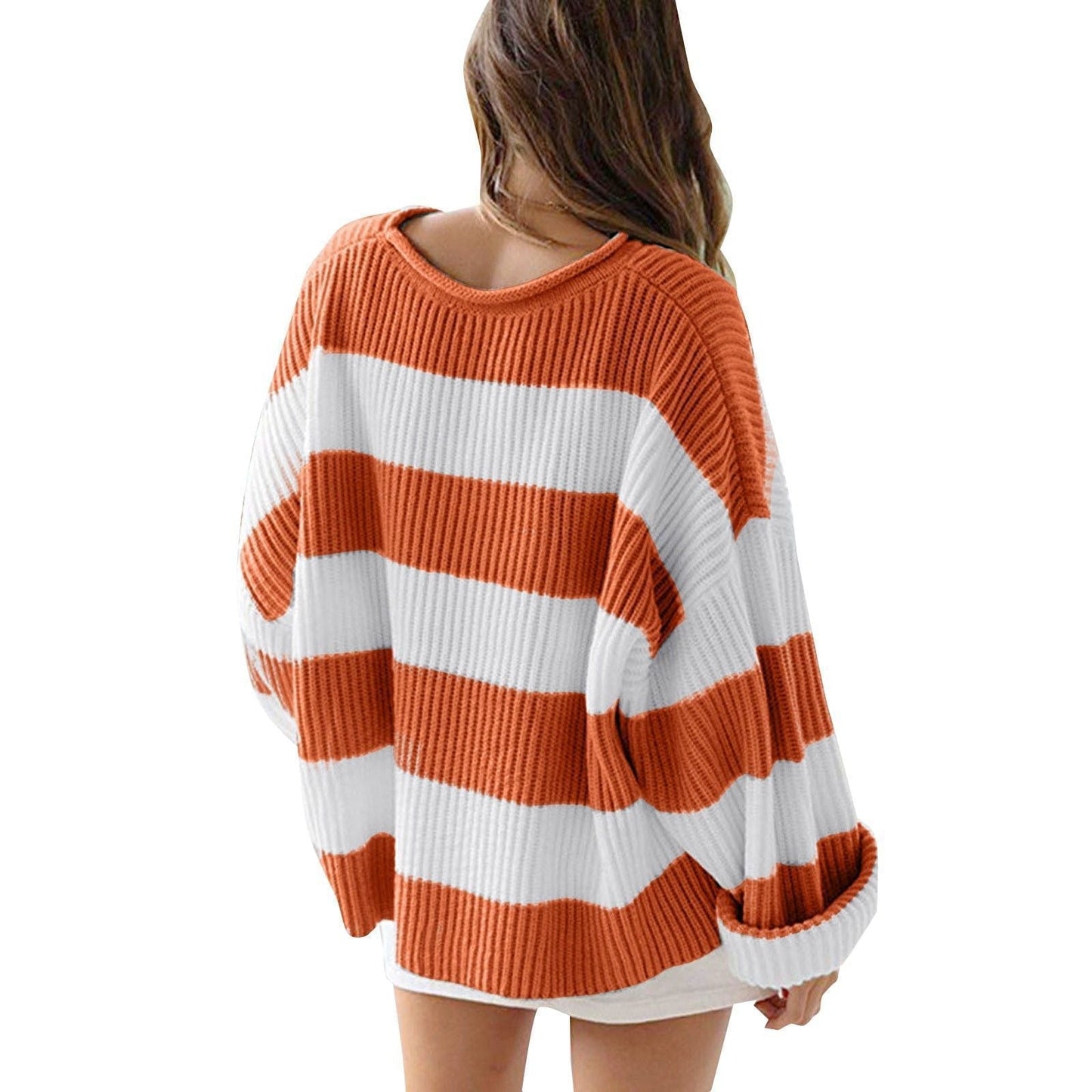 WW | Lässiger gestreifter Pullover für Damen