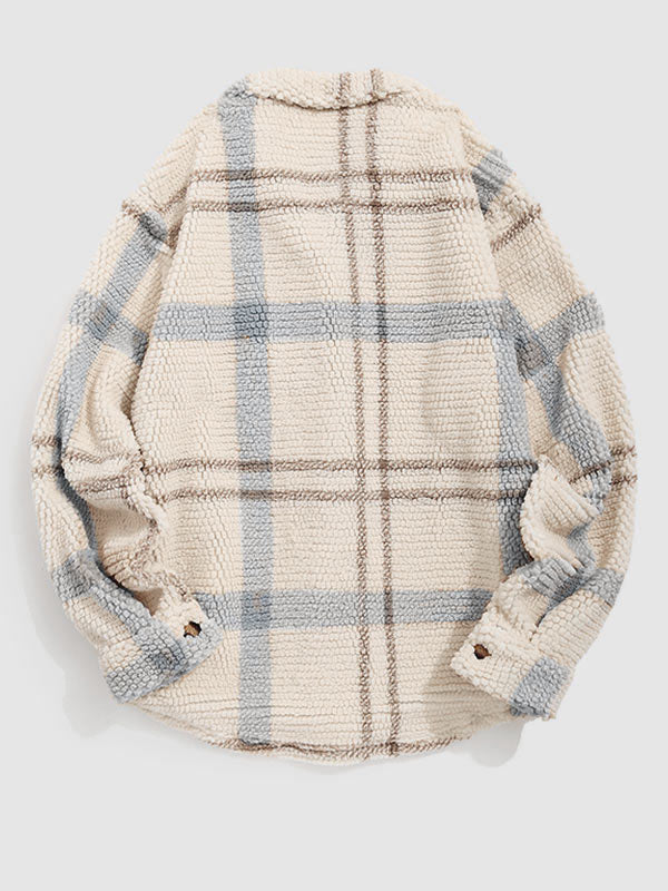 WW | Casual, Warm, Fluffy Fleece Jacket for Men