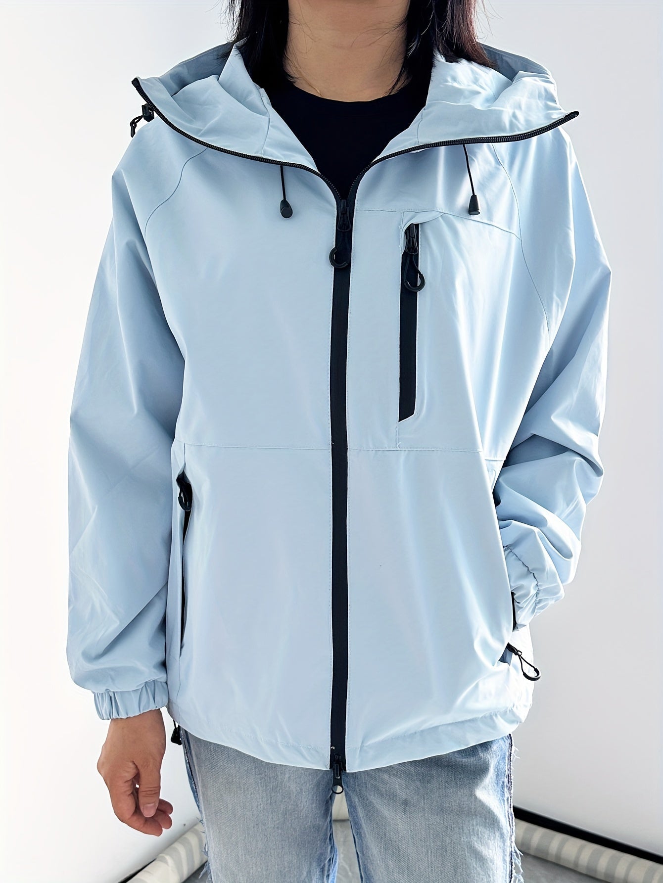 WW | Elegante Regenjacke für Frauen, wasserdicht und winddicht