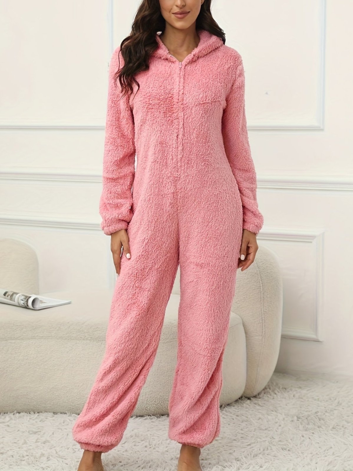 WW | Hooded Lounge Jumpsuit For Stylish Winter Comfort For Women